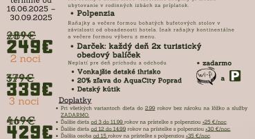 Letné dobrodružstvo čaká v Tatrách (16.06. - 30.09.2025)