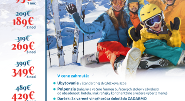 Perfektná lyžovačka vo Vysokých Tatrách (2.1.-31.3.2023)