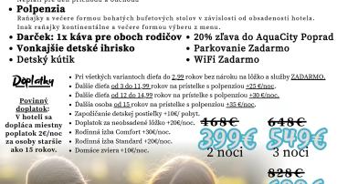 Rodinný Reset v Hoteli RYSY (16.06. - 30.09.2025)