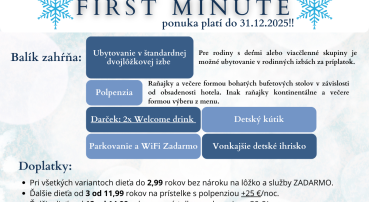 Predpredaj pobytového balíka Zimná Pohoda v Tatrách 